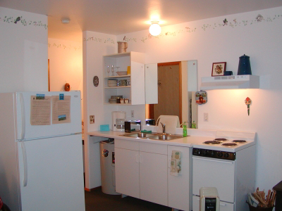 Furnished kitchen with Refrigerator