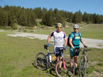 Mountain Biking Friends at Eden Valley Guest Ranch