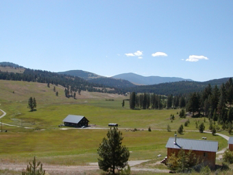 Eden Valley Guest Ranch views Mt. Bonaparte