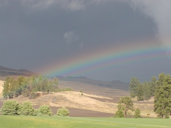 Rainbow over Eden Valley